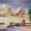 A digital photograph of a painting by Martha Dodd called Serene Mermaid