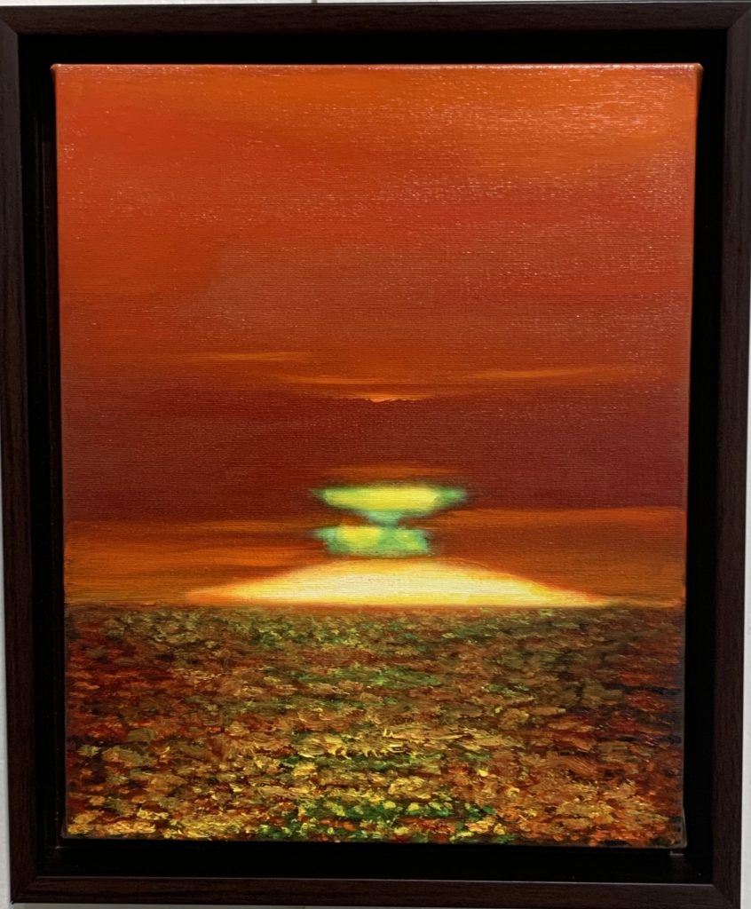 Green Flash Photo-Painting by Julie Griffin