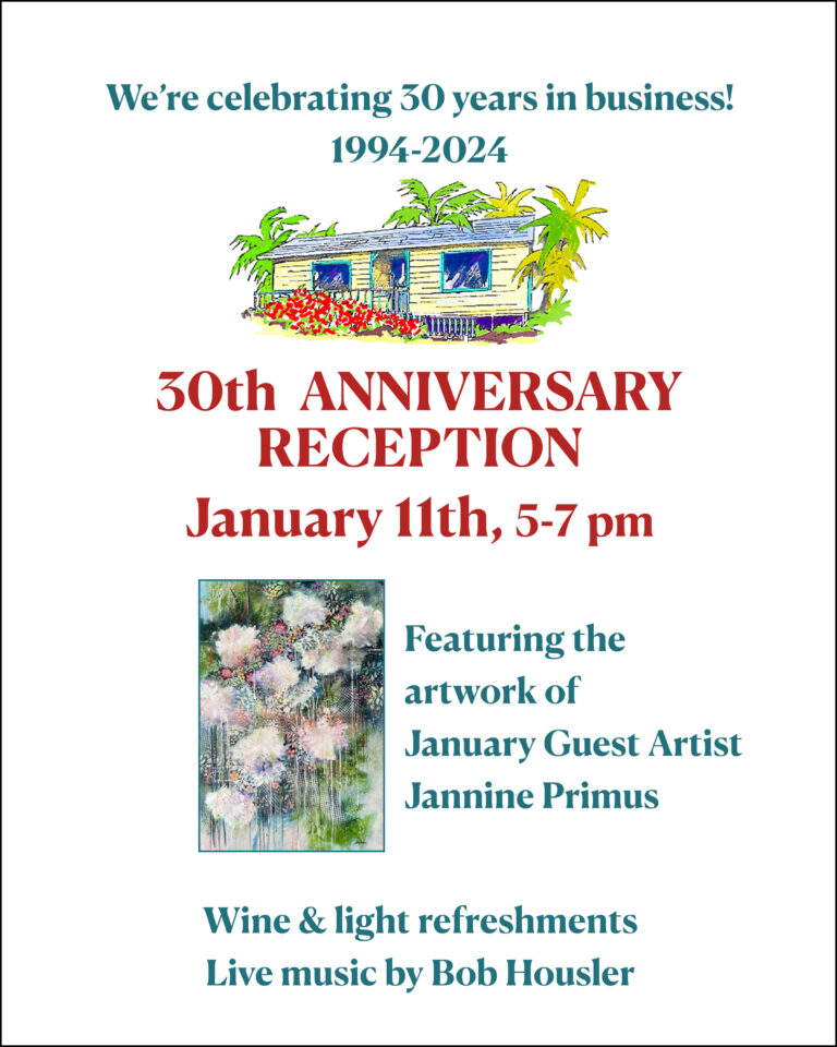 January 2024  Art Reception – Guest Artist Jannine Primus
